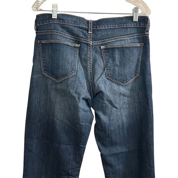 Old Navy Women's Bootcut Jeans Size 6 Blue Dark Wash Stretch Fit - Picture 9 of 11